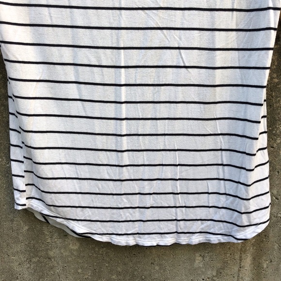 Maurices Mustard Striped Baseball Tee - Picture 2 of 8